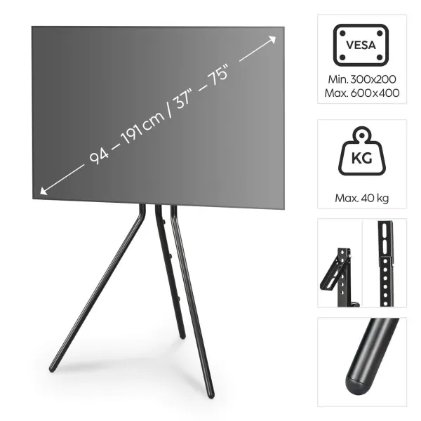 TV laikiklis Hama 00220870 75" 37" 40 kg