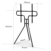TV laikiklis Hama 00220870 75" 37" 40 kg