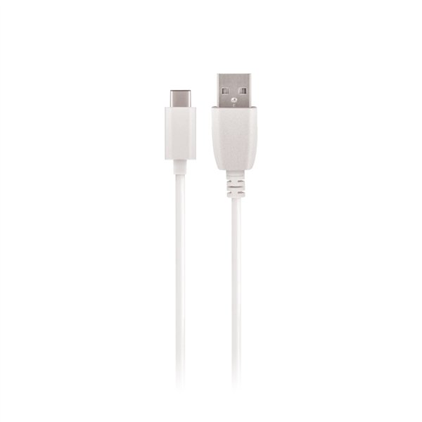 „Maxlife“ USB - USB-C laidas 1,0 m 1A, baltas | Pirkti internetu — Megaluks