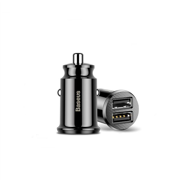 Baseus car charger Grain 2x USB 3,1A black