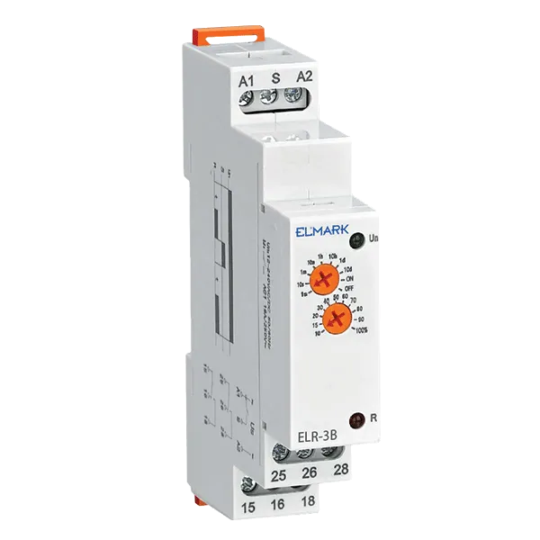 ELR-3B RELE 12-240V AC/DC 0.1S-10 PÄIVÄÄ 2C-PÄÄLLÄ-VIIVA