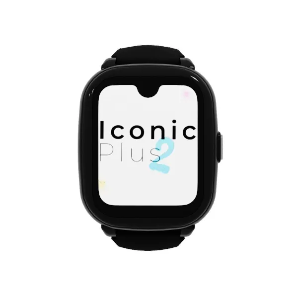 Išmanusis laikrodis Save Family ICONIC2 BLACK 40 mm 1,44” Juoda