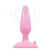Värisevä anustappi B-Vibe Pinkki (7,6 cm)