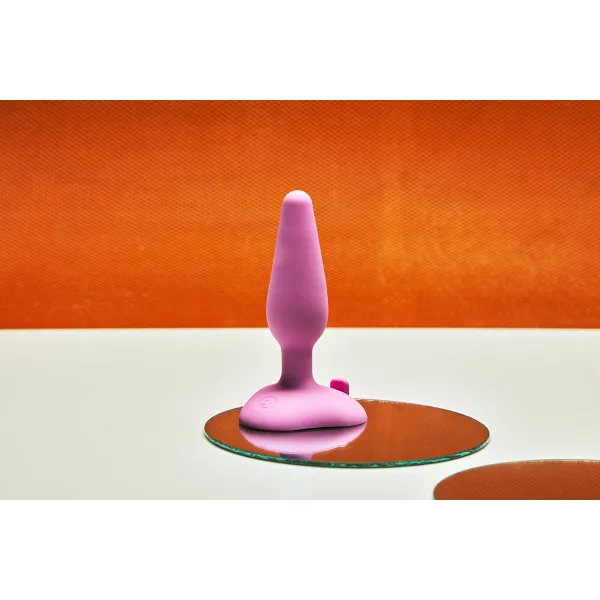 Värisevä anustappi B-Vibe Pinkki (7,6 cm)