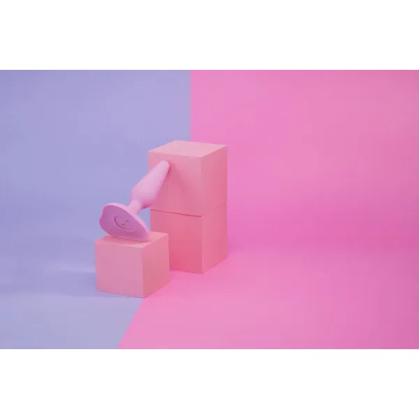 Värisevä anustappi B-Vibe Pinkki (7,6 cm)