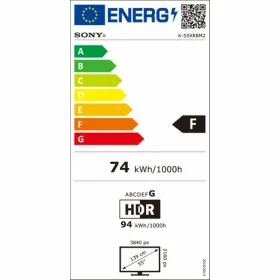 Смарт-ТВ Sony K55XR8M25BP 55" 4K Ultra HD HDR Google Assistant OLED Dolby Vision