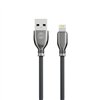 Forever Tornado USB-kaapeli - Lightning 1,0 m 3A musta
