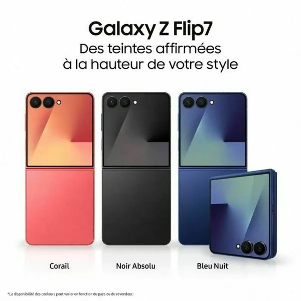 Išmanusis Telefonas Samsung Z FLIP 7 6,8" 12 GB RAM 512 GB 128 GB Juoda