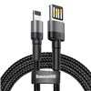 Baseus cable Cafule USB - Lightning 1,0 m 2,4A gray-black double side USB
