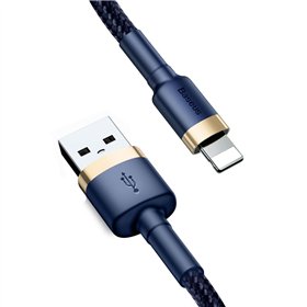 Baseus cable Cafule USB - Lightning 2,0 m 1,5A gold-blue