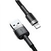 Baseus cable Cafule USB - Lightning 2,0 m 1,5A gray-black