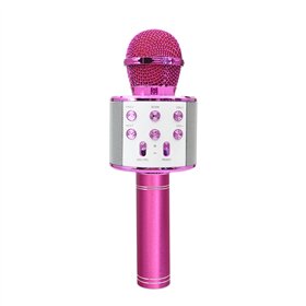 Forever Bluetooth mikrofon kõlariga BMS-300 roosa