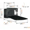 TV laikiklis Vogel's SOUND3205 NEGRO