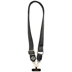 Guess Universal Crossbody Strap 4G Tether Patch Strass Metal Logo - Universal Phone Strap / Lanyard (Black)