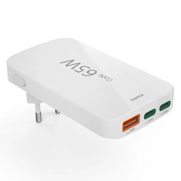 Сетевое зарядное устройство Hama 00201976 Белый 65 W