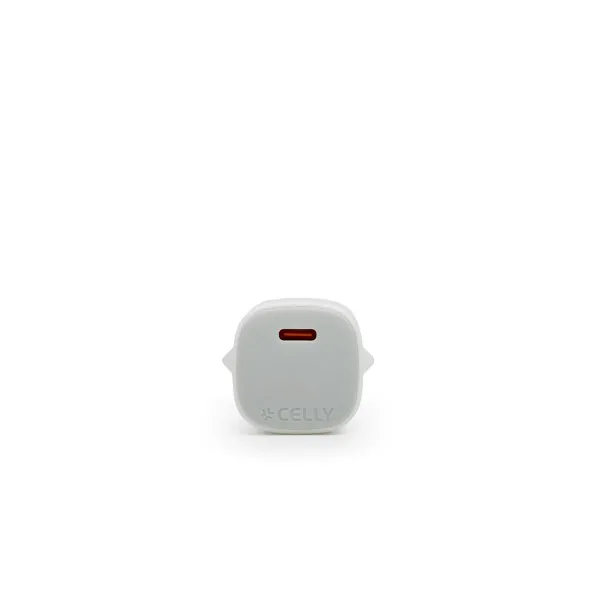 Wall Charger Celly UPTC1USBC25WWH White 25 W