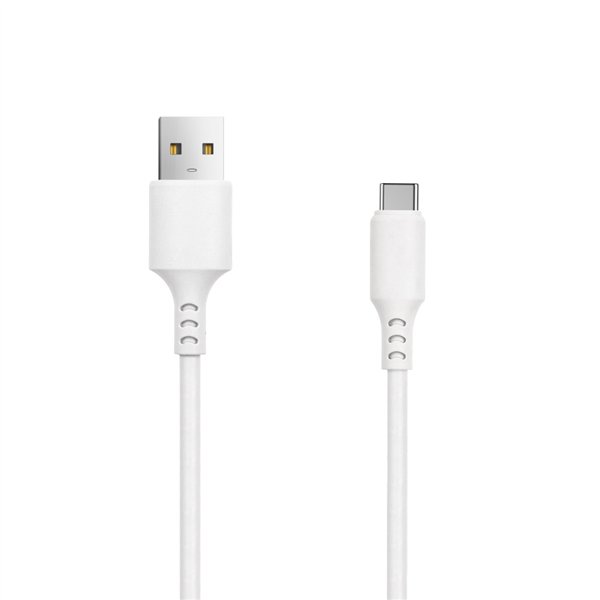 „Setty“ USB-C laidas 1,0 m 3A, baltas | Pirkti internetu — Megaluks