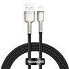 Baseus cable Cafule Metal USB - Lightning 1,0 m 2,4A black