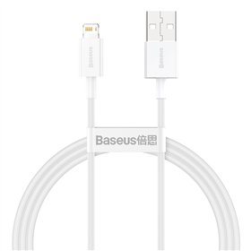 Baseus cable Superior USB - Lightning 1,0 m 2,4A white