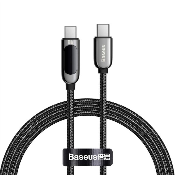 Baseus kabelis Display PD USB-C - USB-C 1,0 m m | Pirkt tiešsaistē — Megaluks