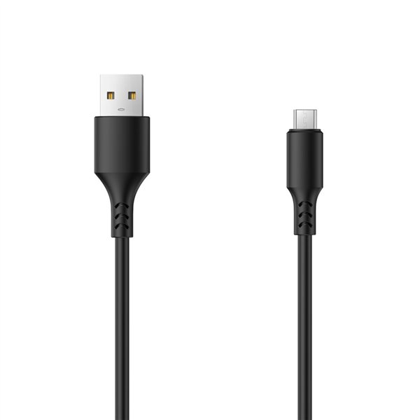 Кабель Setty USB - microUSB 1,0 м 1A черный