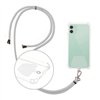 Universal neck strap for phones grey
