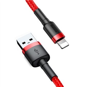 Baseus cable Cafule USB - Lightning 2,0 m 1,5A red-red