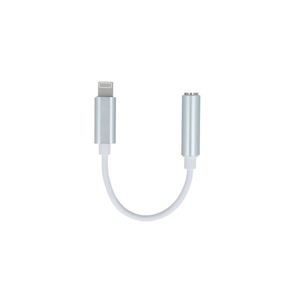 Setty adapter Lightning - 3,5mm audiopesa valge