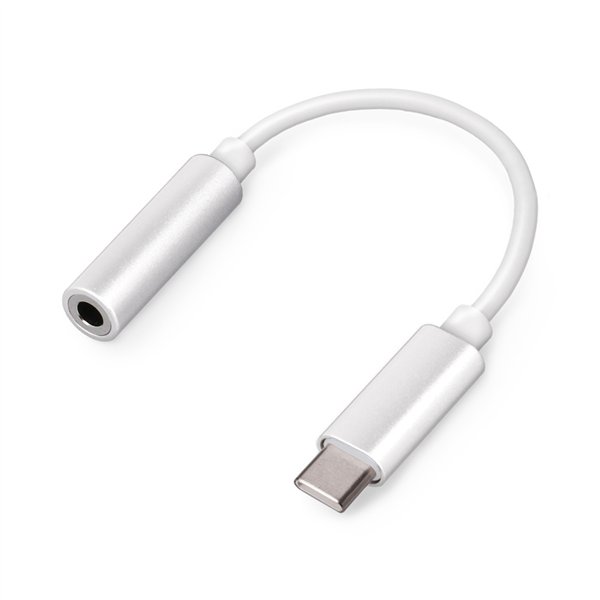 Адаптер Setty USB-C - аудиоразъем 3,5 мм, белый | Купить онлайн — Megaluks
