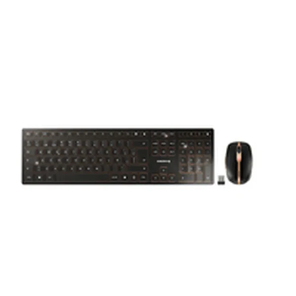 Klaviatūra un Pele Cherry JD-9100ES-2 Melns Spāņu QWERTY