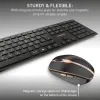 Klaviatūra un Pele Cherry JD-9100ES-2 Melns Spāņu QWERTY