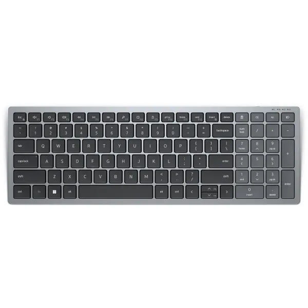 Klaviatuur Dell KB740-GY-R-SPN Hall Hispaaniakeelne Qwerty