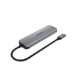 USB Centrmezgls Unitek P5+ Pelēks