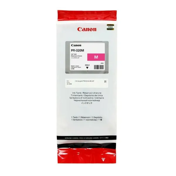Originali rašalo kasetė Canon PFI-320M Rožinė