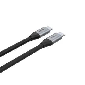Kabelis USB C Unitek C14082ABK Melns 1 m