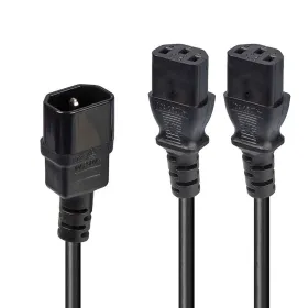 Кабель питания C14 2X C13 LINDY 5 m Чёрный