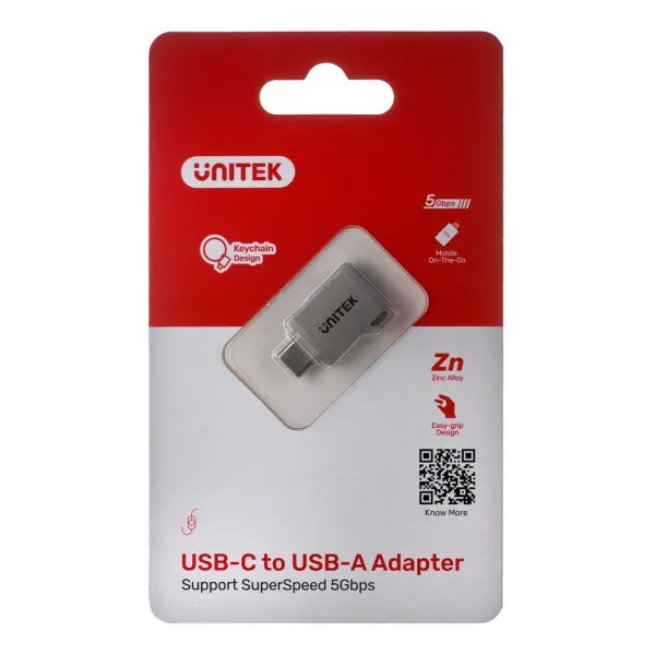 Адаптер USB-C—USB Unitek A1025GNI