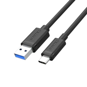 USB A - USB C Kaabel Unitek C14103BK-2M Must 2 m
