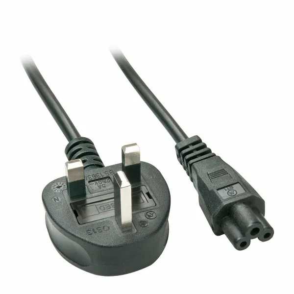 Strāvas Vads UK/IEC C5 LINDY 2 m Melns