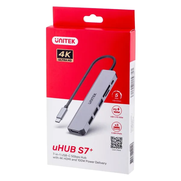 USB Hub Unitek H1118A 100 W