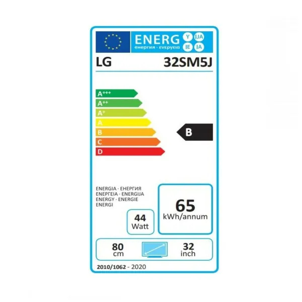 Videowall Monitorius LG 32SM5J-B Full HD 32" 32"