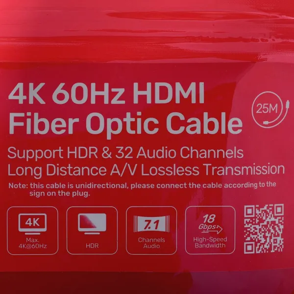 HDMI Kabelis Unitek C11072BK-25M 25 m Melns