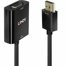 HDMI to VGA Adapter LINDY Black 10 cm