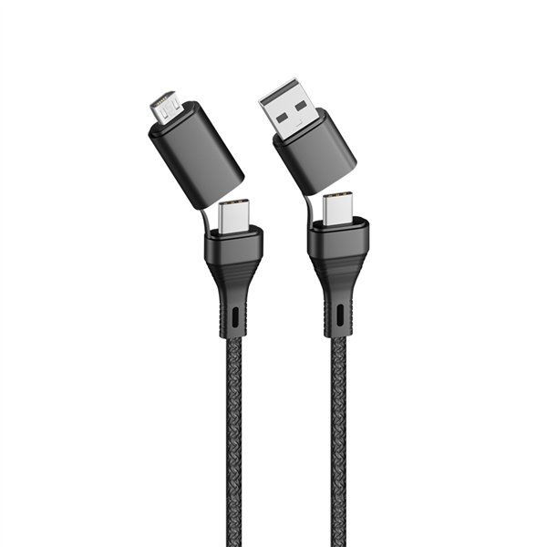 Forever CORE 4in1 kabelis USB + USB-C - USB-C + | Pirkt tiešsaistē — Megaluks