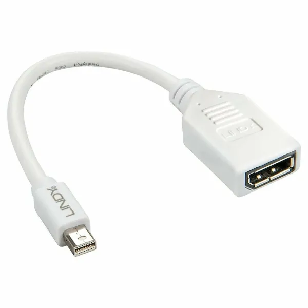 Adapteris iš Mini Display prievado į DisplayPort LINDY Balta 5 m