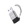 BWOO adapteris USB-C - USB pilkas OTG BZ-38 | Pirkti internetu — Megaluks