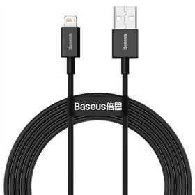 Baseus cable Superior USB - Lightning 2,0 m 2,4A black