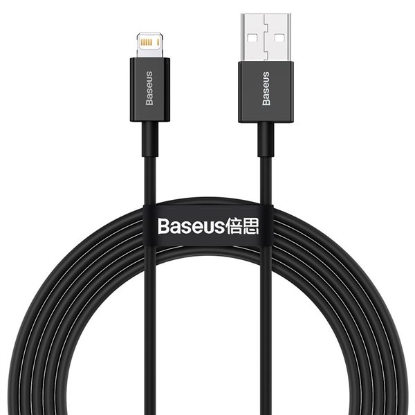 Baseus cable Superior USB - Lightning 2,0 m 2,4A black