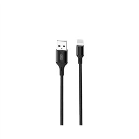 XO-kaapeli NB143 USB - Lightning 2,0 m 2,4A mus | Osta verkosta — Megaluks