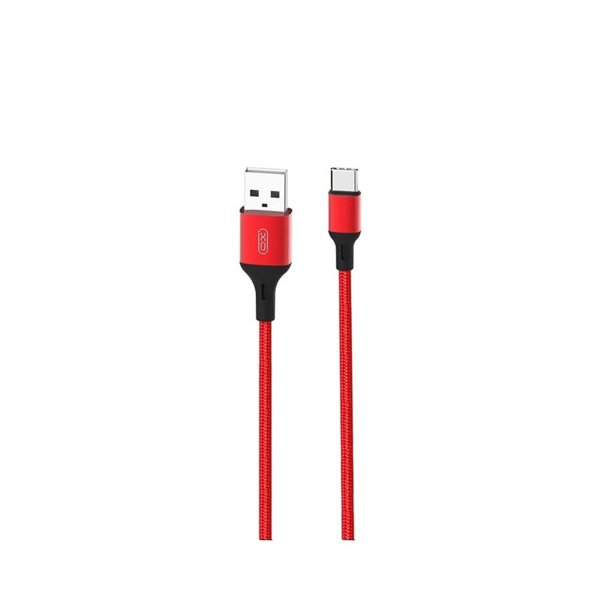 XO-kaapeli NB143 USB - USB-C 2,0 m 2,4A punaine | Osta verkosta — Megaluks